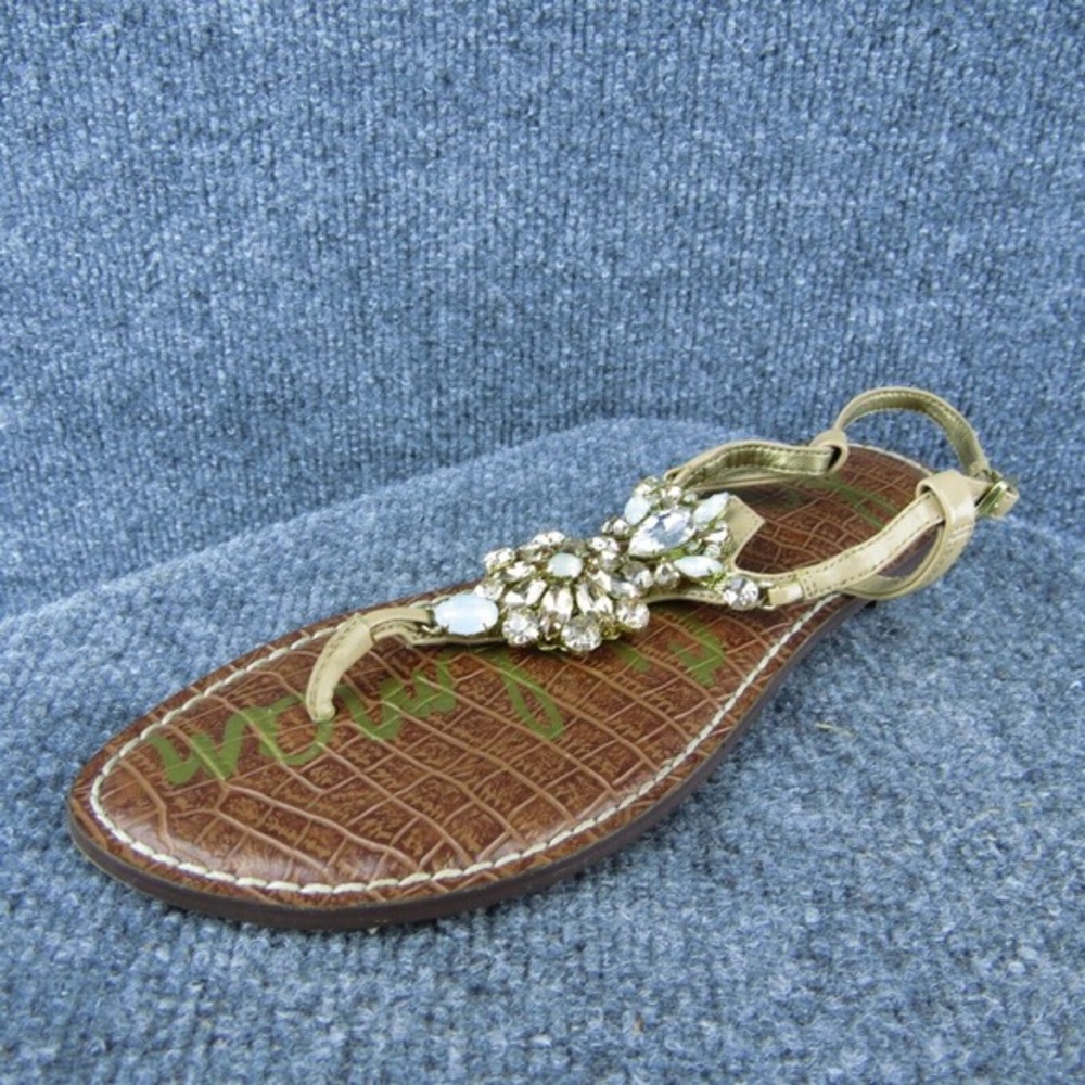 Sam Edelman Grayson Women Gladiator Sandal Shoes Brown‎ Synthetic Size 8 Medium